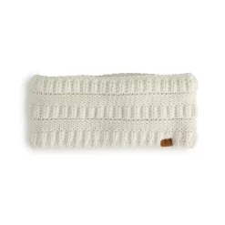 Women's Sonoma Goods For Life Ottoman Stitch Lined Headband -Sonoma Goods For Life Shop 5739653 Ivory