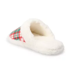 Women's Jammies For Your Families® Plaid Scruff Slippers 7 Women's Jammies For Your Families® Plaid Scruff Slippers -Sonoma Goods For Life Shop 5743976 ALT2