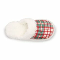 Women's Jammies For Your Families® Plaid Scruff Slippers 9 Women's Jammies For Your Families® Plaid Scruff Slippers -Sonoma Goods For Life Shop 5743976 ALT4