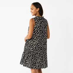 Women's Sonoma Goods For Life® Tiered Sleeveless Dress -Sonoma Goods For Life Shop 5748599 ALT