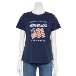 Women's Sonoma Goods For Life® Patriotic Graphic Tee 20 Women's Sonoma Goods For Life® Patriotic Graphic Tee -Sonoma Goods For Life Shop 5757625 Navy America Flag