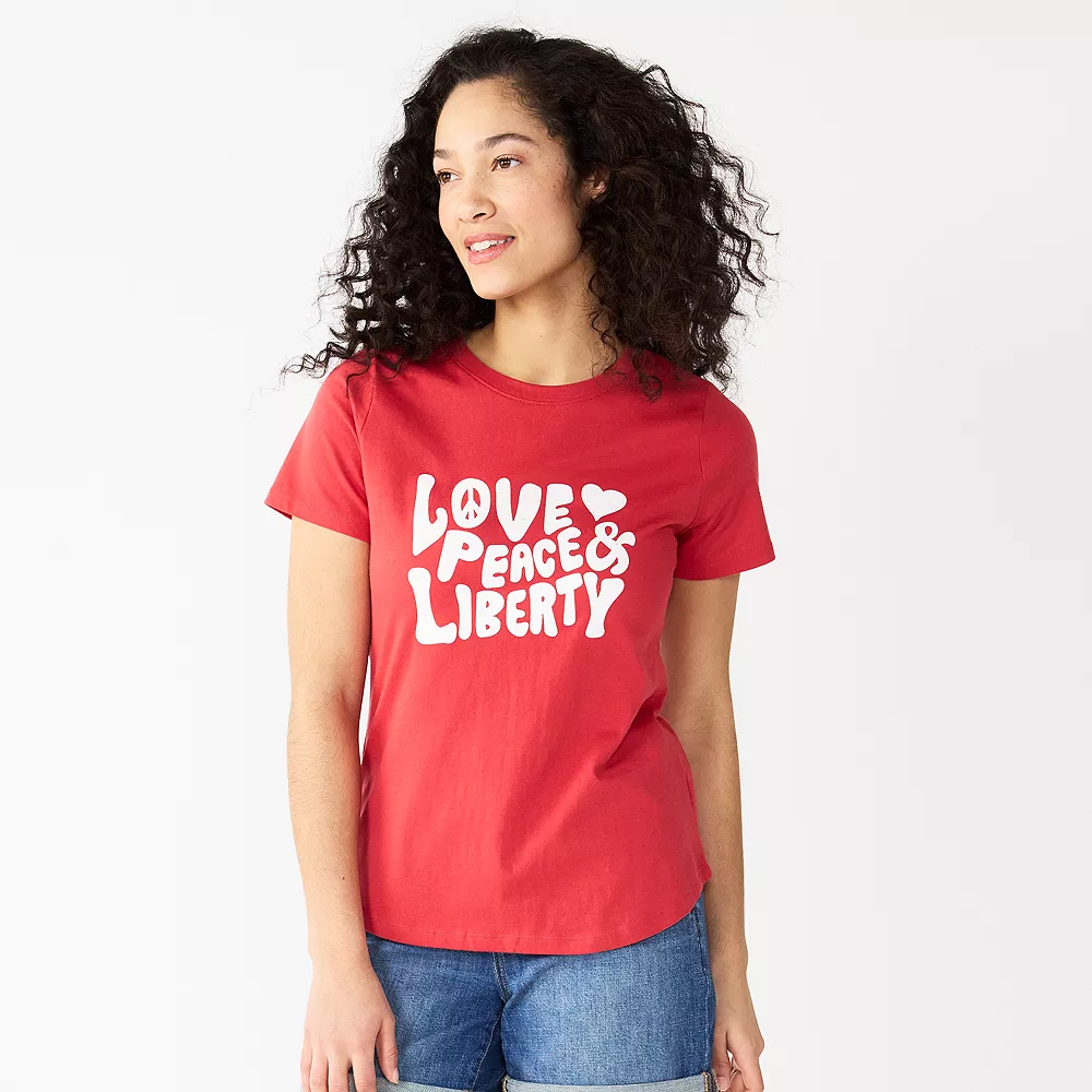 Women's Sonoma Goods For Life® Patriotic Graphic Tee 8 Women's Sonoma Goods For Life® Patriotic Graphic Tee - Image 8