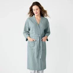 Women's Sonoma Goods For Life® Cloud Knit 3/4 Sleeve Robe 10 Women's Sonoma Goods For Life® Cloud Knit 3/4 Sleeve Robe -Sonoma Goods For Life Shop 5780935 Gray
