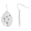 Sonoma Goods For Life® Etched Stars Organic Metal Drop Earrings