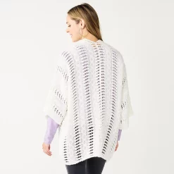 Women's Sonoma Goods For Life® Open Knit Kimono -Sonoma Goods For Life Shop 5796217 ALT