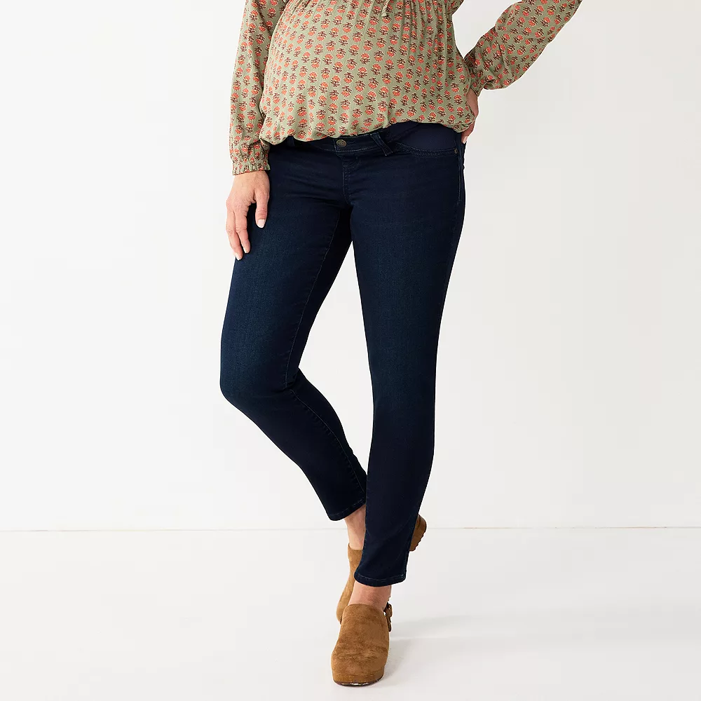 Maternity Sonoma Goods For Life® Side Panel Belly Band Jeggings 1 Maternity Sonoma Goods For Life® Side Panel Belly Band Jeggings