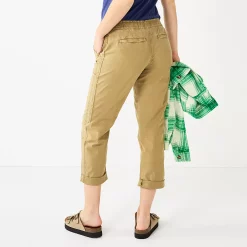Women's Sonoma Goods For Life® Paperbag Waist Capri Pants -Sonoma Goods For Life Shop 5817195 ALT