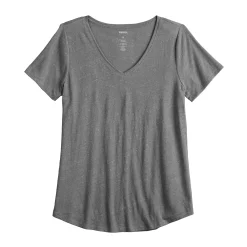 Women's Sonoma Goods For Life® Essential V-Neck Tee -Sonoma Goods For Life Shop 5824995 ALT5