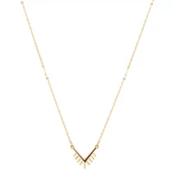 Sonoma Goods For Life® Gold Tone Skinny Chain With Casted Y Pendant Necklace