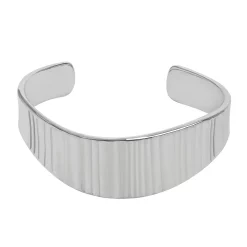 Sonoma Goods For Life® Silver Tone Wavy Textured Chunky Cuff Bracelet