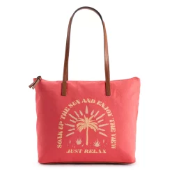 Sonoma Goods For Life® Canvas Tote Bag 28 Sonoma Goods For Life® Canvas Tote Bag -Sonoma Goods For Life Shop 5847910 Palm Red