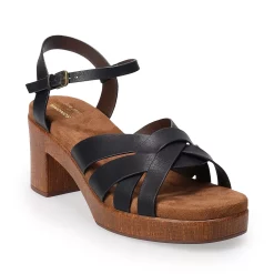 Sonoma Goods For Life® Irenne Women's Faux Wood Platform Sandals