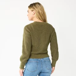 Women's Sonoma Goods For Life® Button-Front Cardigan -Sonoma Goods For Life Shop 5904013 ALT