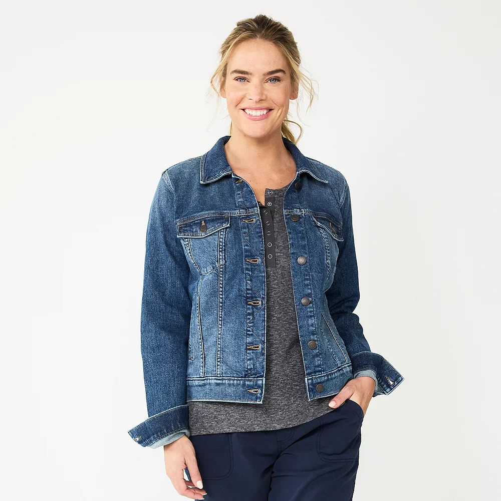 Women's Sonoma Goods For Life® Denim Jacket 2 Women's Sonoma Goods For Life® Denim Jacket - Image 2