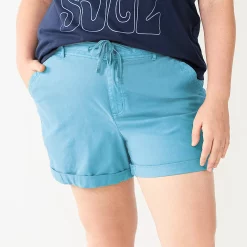 Plus Size Sonoma Goods For Life® Utility Shorts -Sonoma Goods For Life Shop 5926948 Light Blue
