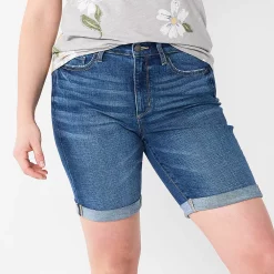 Women's Sonoma Goods For Life® Denim Bermuda Shorts