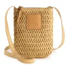 Sonoma Goods For Life® Straw Phone Crossbody Bag