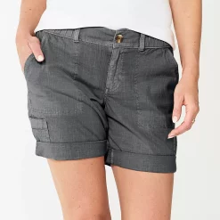 Women's Sonoma Goods For Life® Utility Bermuda Shorts -Sonoma Goods For Life Shop 5940057 Dark Gray