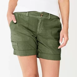 Women's Sonoma Goods For Life® Utility Bermuda Shorts -Sonoma Goods For Life Shop 5940057 Olive