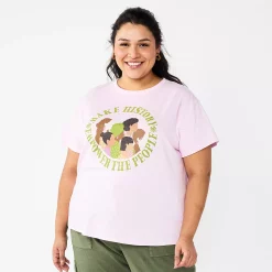 Plus Size Sonoma Goods For Life® Relaxed Graphic Tee -Sonoma Goods For Life Shop 5988101 Lilac Empower