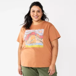 Plus Size Sonoma Goods For Life® Relaxed Graphic Tee -Sonoma Goods For Life Shop 5988101 Mountain