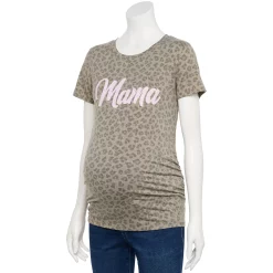 Maternity Sonoma Goods For Life® Fitted Crewneck Graphic Tee 12 Maternity Sonoma Goods For Life® Fitted Crewneck Graphic Tee -Sonoma Goods For Life Shop 6120299 Cheetah Mama