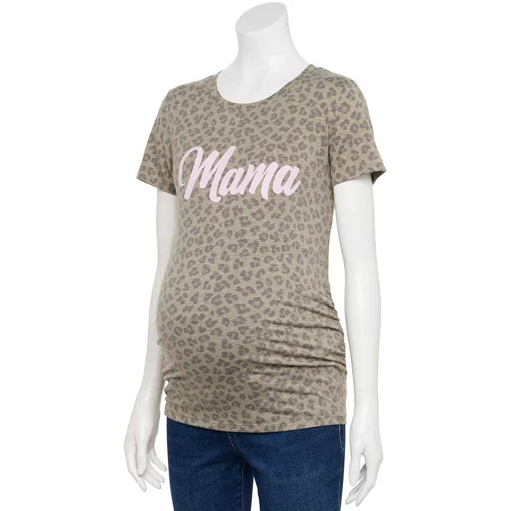 Maternity Sonoma Goods For Life® Fitted Crewneck Graphic Tee 3 Maternity Sonoma Goods For Life® Fitted Crewneck Graphic Tee - Image 3
