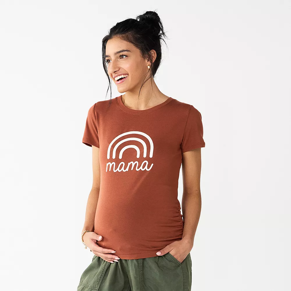 Maternity Sonoma Goods For Life® Fitted Crewneck Graphic Tee 5 Maternity Sonoma Goods For Life® Fitted Crewneck Graphic Tee - Image 5