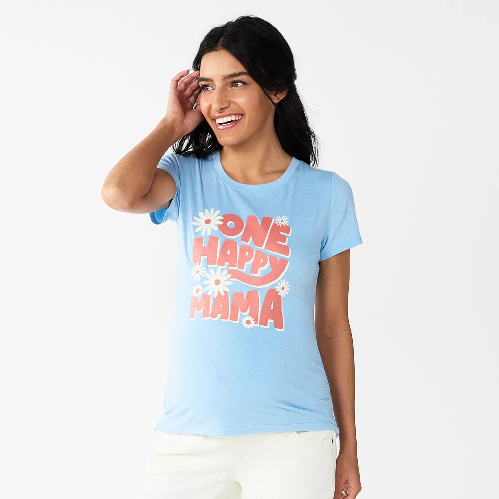 Maternity Sonoma Goods For Life® Fitted Crewneck Graphic Tee 7 Maternity Sonoma Goods For Life® Fitted Crewneck Graphic Tee - Image 7