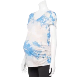 Maternity Sonoma Goods For Life® Essential V-Neck Tee -Sonoma Goods For Life Shop 6120474 Blue Dye