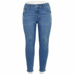 Plus Size Sonoma Goods For Life® Premium Mid-Rise Skinny Jeans -Sonoma Goods For Life Shop 6120652 Verano