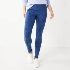 Women's Sonoma Goods For Life® Midrise Leggings -Sonoma Goods For Life Shop 6120748 Navy Geo Floral