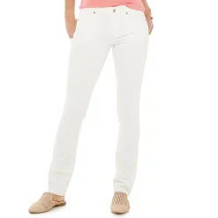 Women's Sonoma Goods For Life® Supersoft Midrise Straight-Leg Jeans -Sonoma Goods For Life Shop 6142731 White